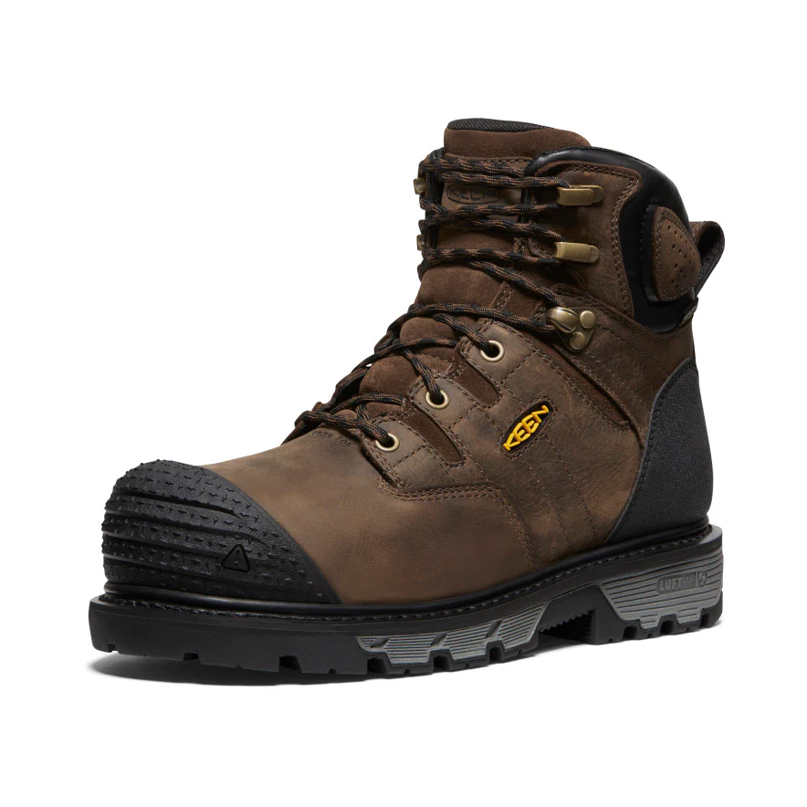 Men's CSA Camden 6" Waterproof Boot (Carbon Toe)  |  Dark Earth/Black - Image 3
