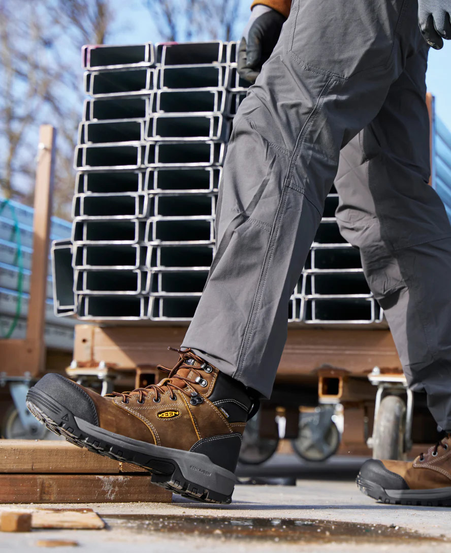 Men's CSA Evanston 6" Waterproof Boot (Carbon Toe)  |  Bison/Black - Image 9