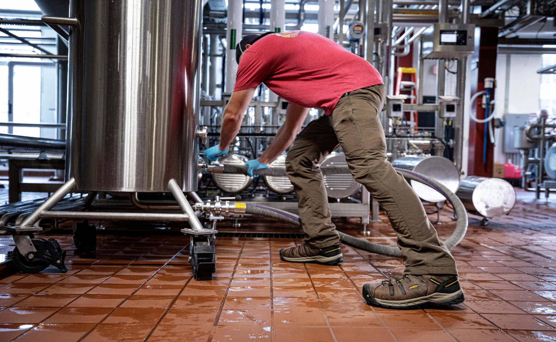 Men's Flint II Boot (Steel Toe)  |  Cascade Brown/Golden Rod - Image 7