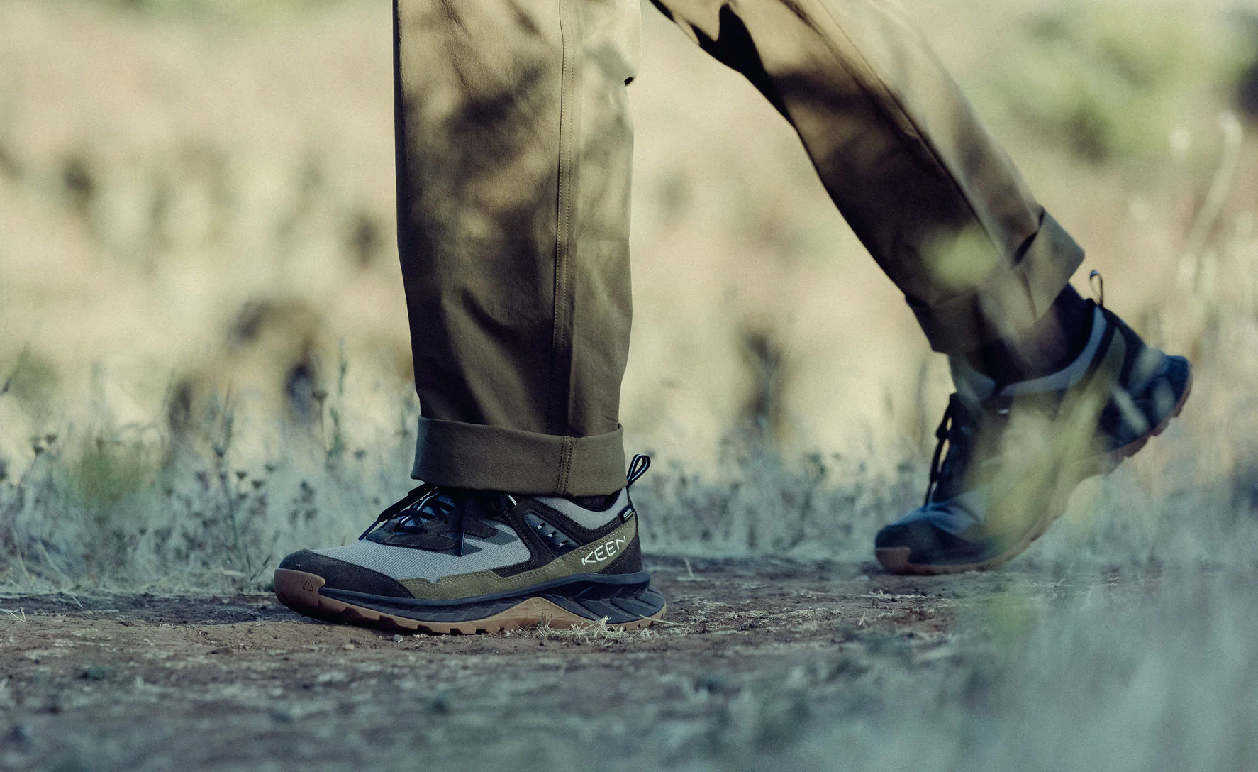 Men's Hightrail Waterproof Hiking Shoe | Steel Grey/Forest Night - Image 7