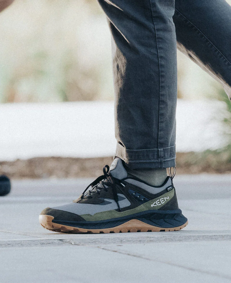 Men's Hightrail Waterproof Hiking Shoe | Steel Grey/Forest Night - Image 9