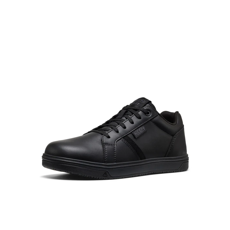 Men's Kenton WTX Work Shoe (Soft Toe)  |  Black/Black - Image 3