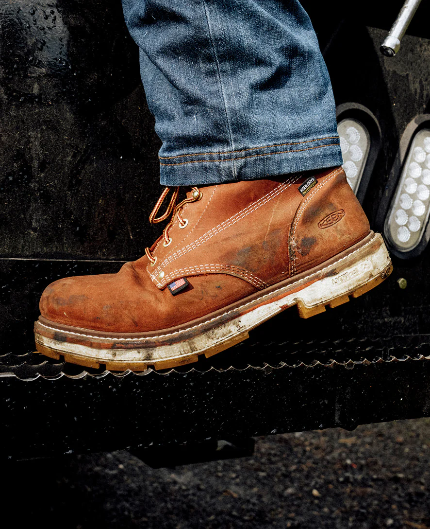 Men's Liberty 6" Waterproof 90° Heel Boot (Carbon Toe)  |  Bombay Brown/Gum - Image 9