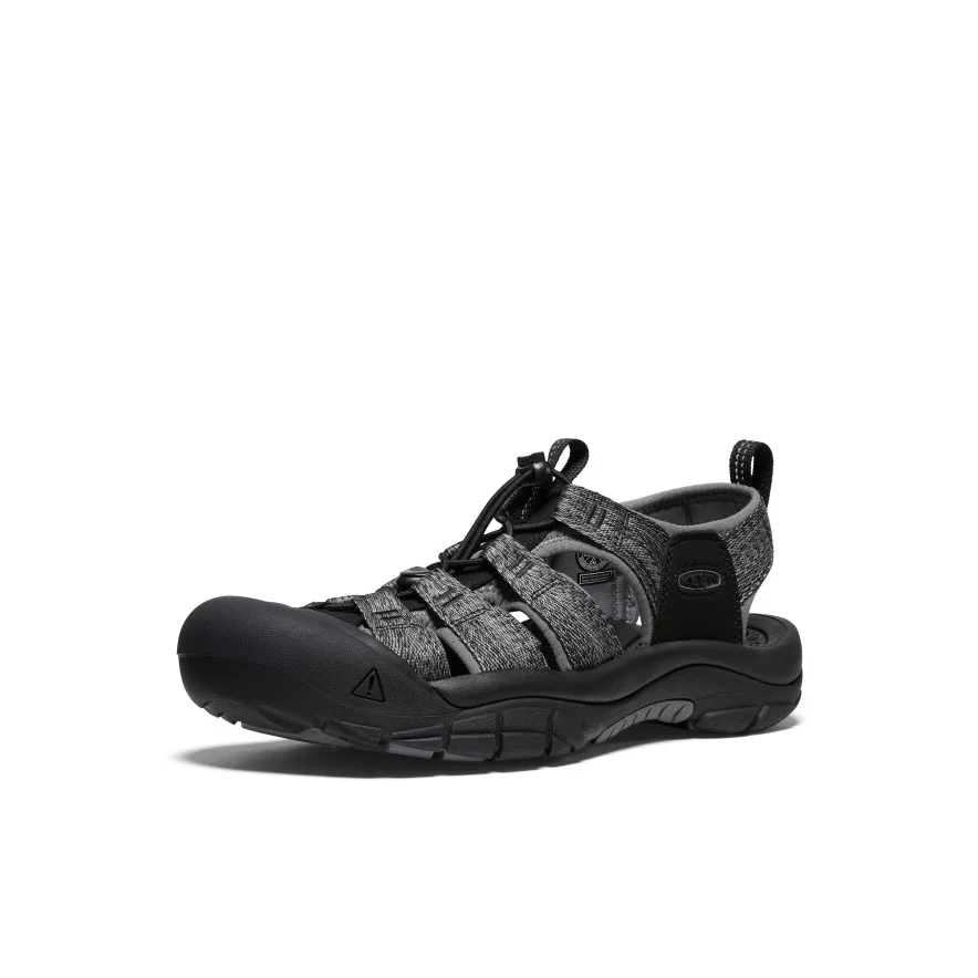 Men's Newport H2 Sandal  |  Black/Steel Grey - Image 3