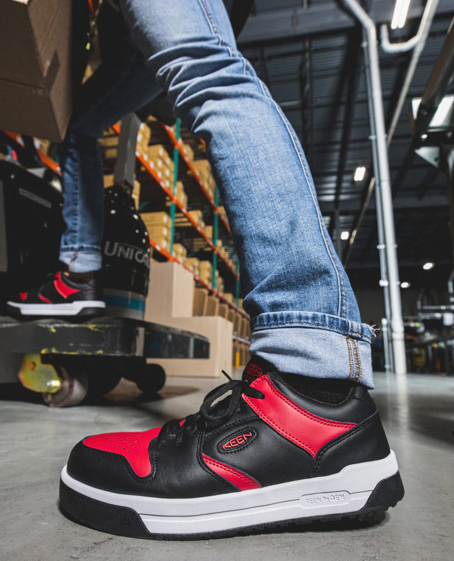 Men's Overton Work Shoe (Carbon Toe) | Salsa/Black - Image 9