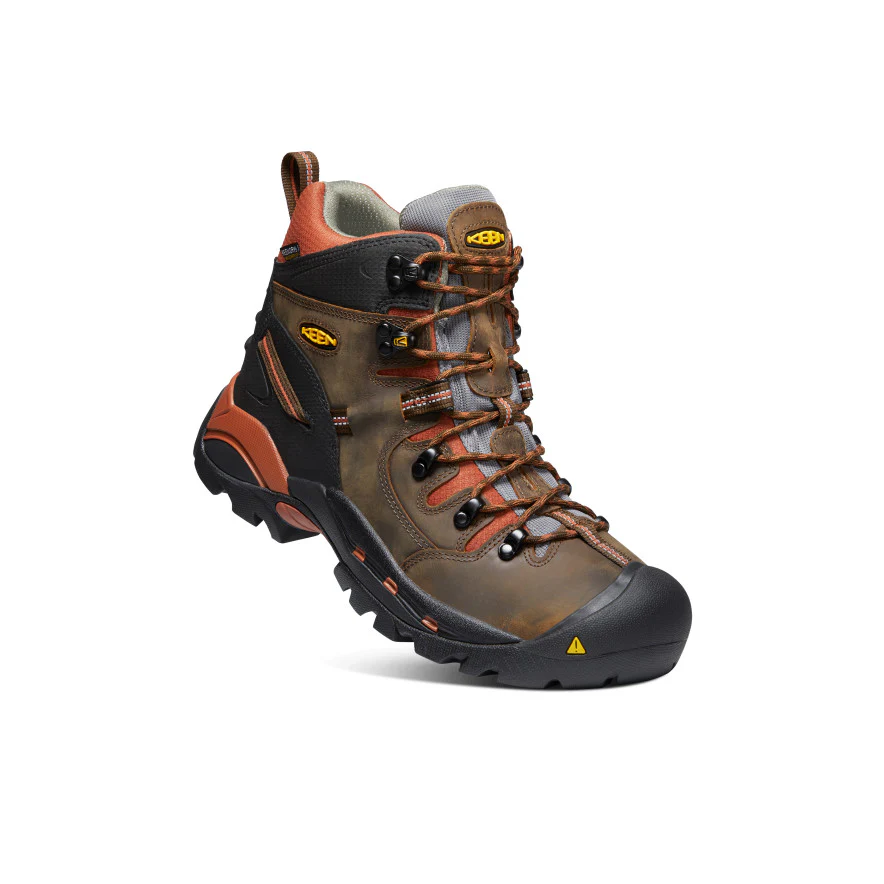 Men's Pittsburgh 6" Waterproof Boot (Soft Toe) | Cascade Brown/Bombay Brown - Image 3