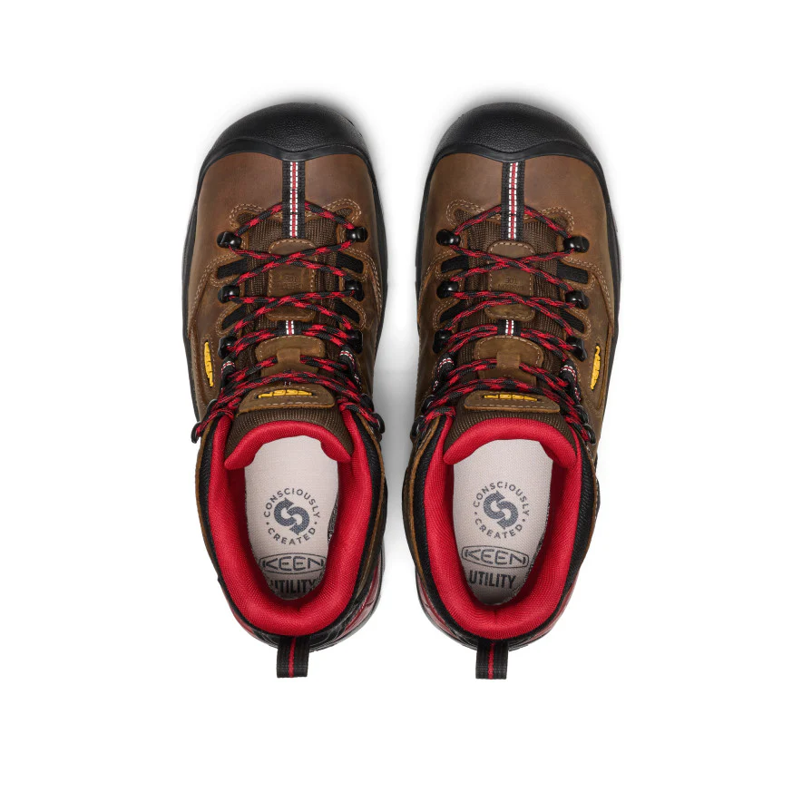 Men's Pittsburgh Energy 6" Waterproof Boot (Carbon Toe) | Bison/Black - Image 4