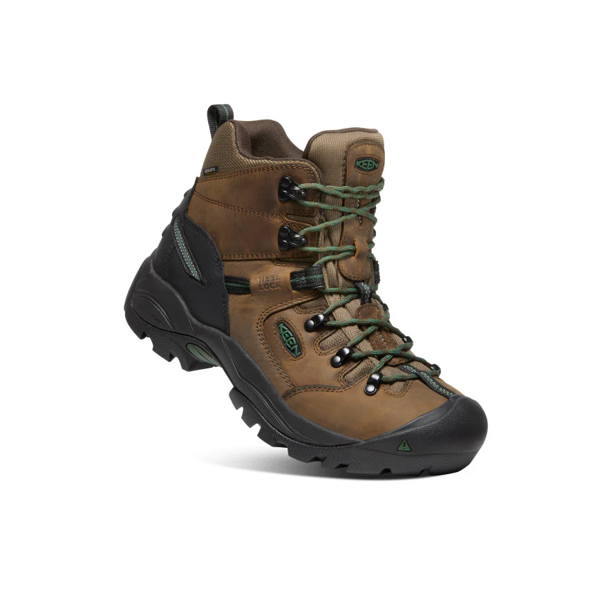 Men's Pittsburgh Energy 6" Waterproof Boot (Soft Toe)  |  Cascade Brown/Greener Pastures - Image 3
