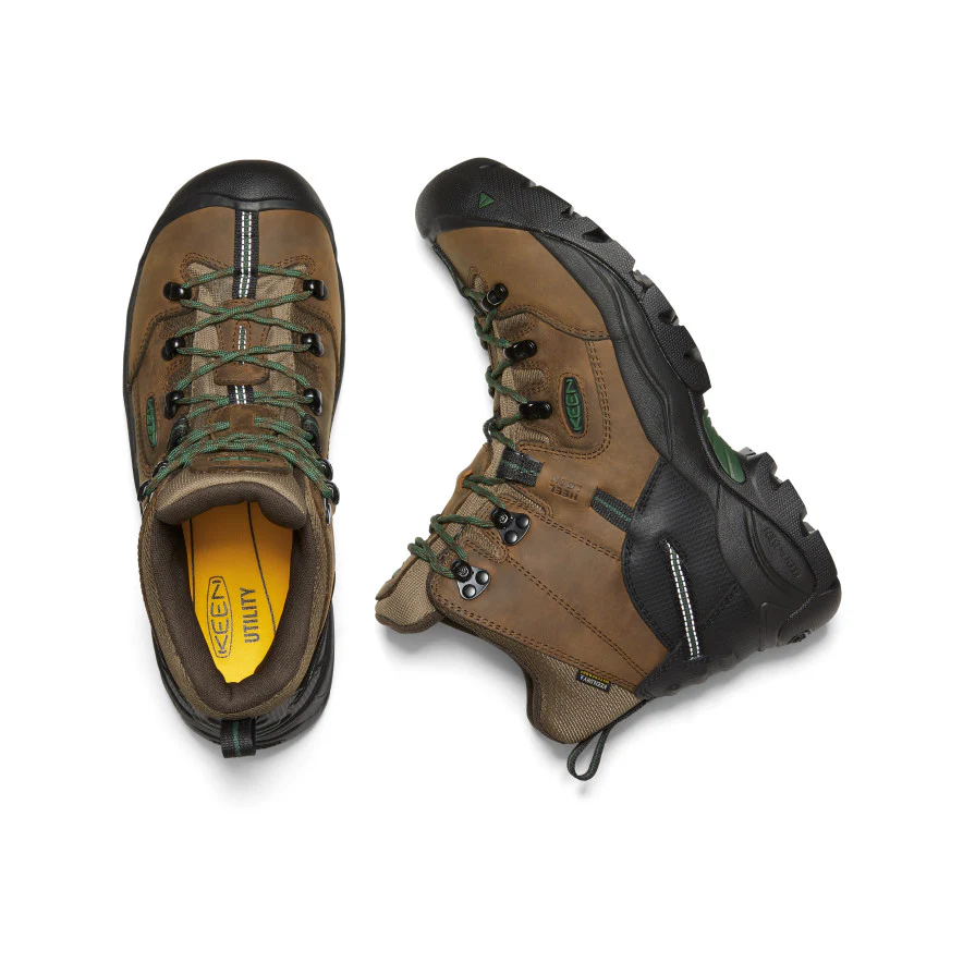 Men's Pittsburgh Energy 6" Waterproof Boot (Soft Toe)  |  Cascade Brown/Greener Pastures - Image 4