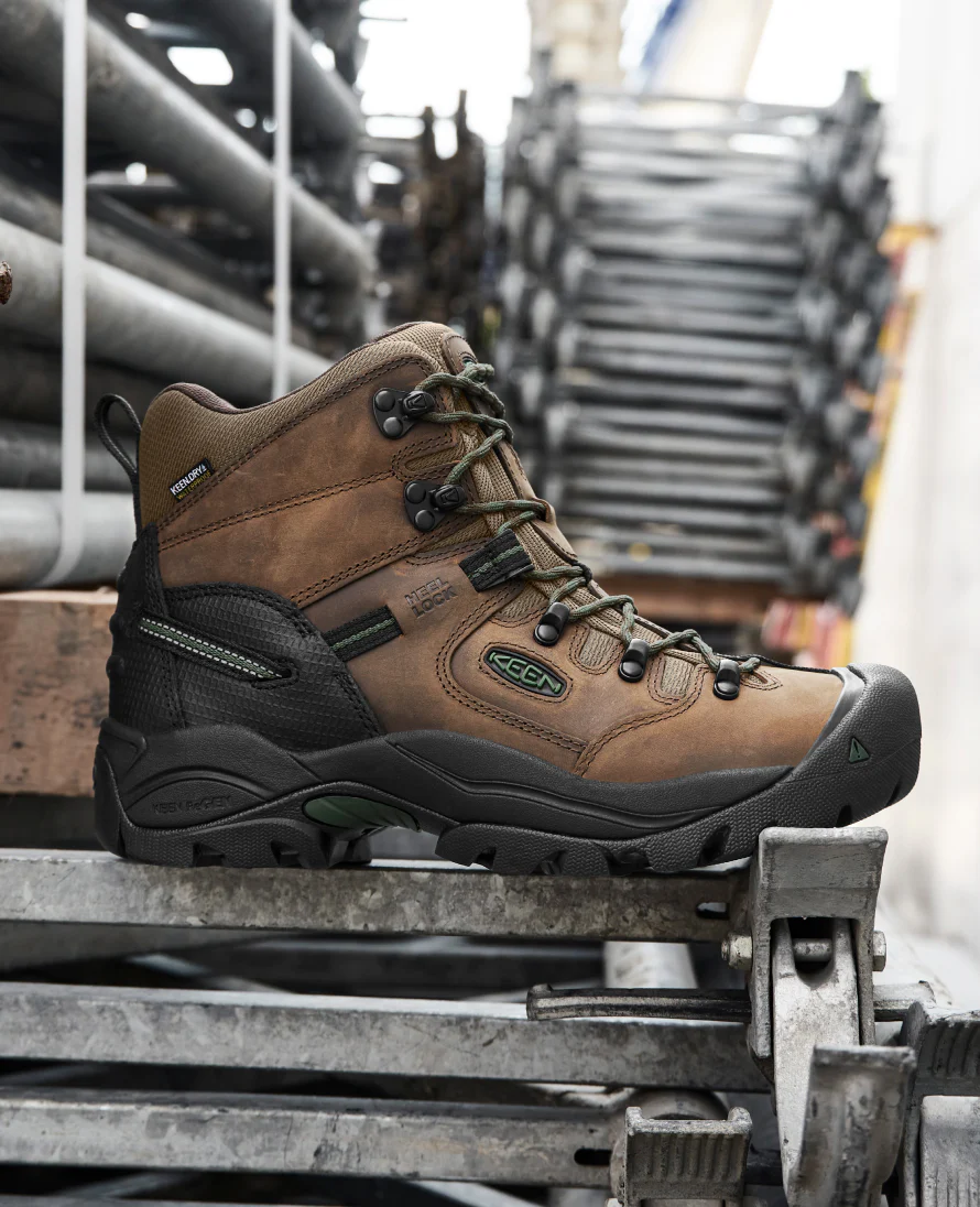 Men's Pittsburgh Energy 6" Waterproof Boot (Soft Toe)  |  Cascade Brown/Greener Pastures - Image 7
