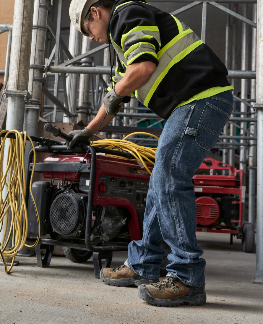 Men's Pittsburgh Energy 6" Waterproof Boot (Soft Toe)  |  Cascade Brown/Greener Pastures - Image 8
