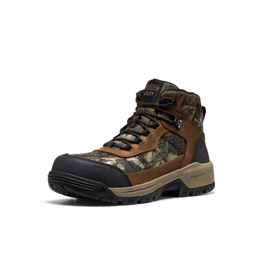 Men's Skokie Waterproof Work Boot (Carbon Toe)  |  Camo/Black - Image 3