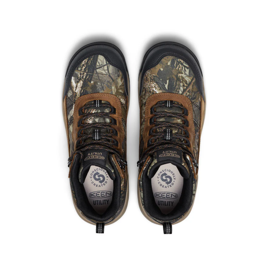 Men's Skokie Waterproof Work Boot (Carbon Toe)  |  Camo/Black - Image 4