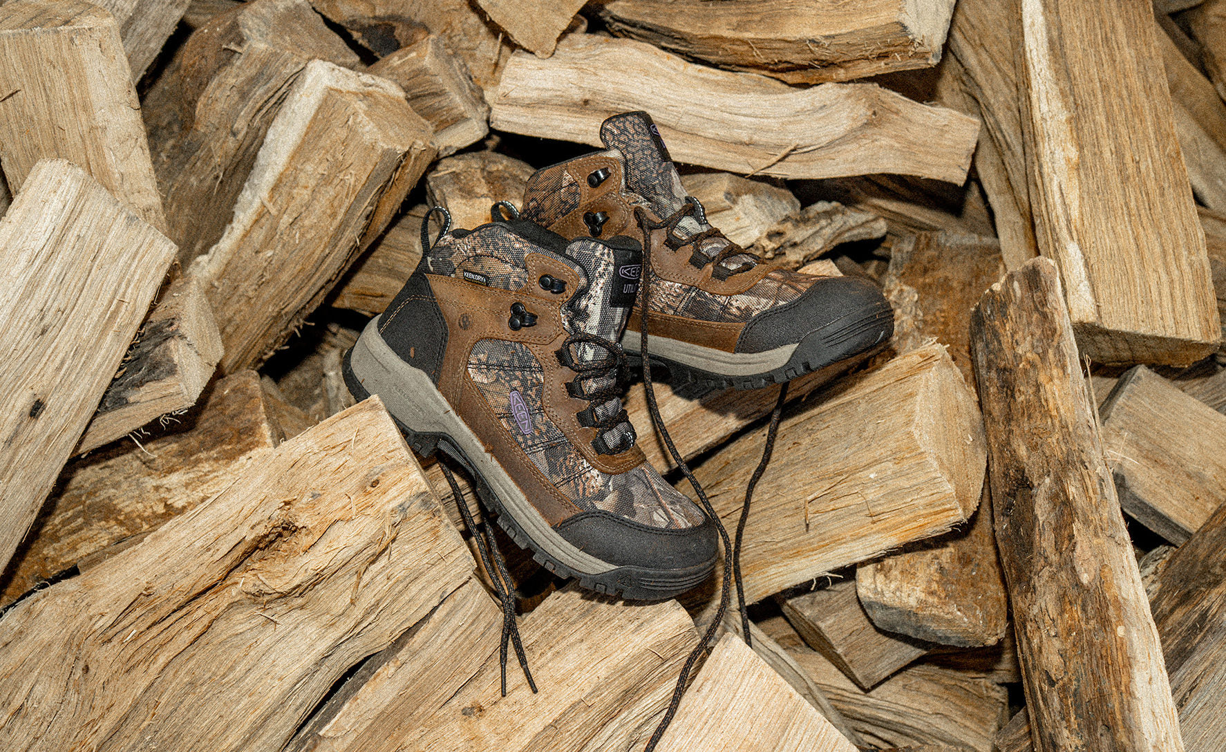 Men's Skokie Waterproof Work Boot (Carbon Toe)  |  Camo/Black - Image 7