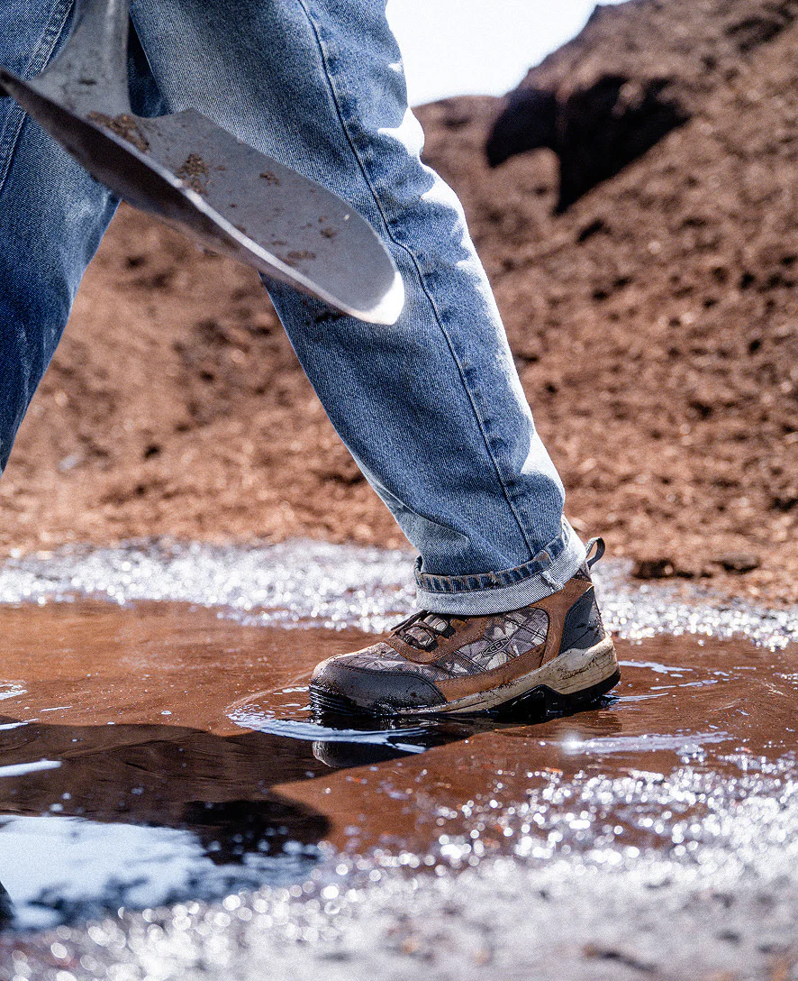 Men's Skokie Waterproof Work Boot (Carbon Toe)  |  Camo/Black - Image 9