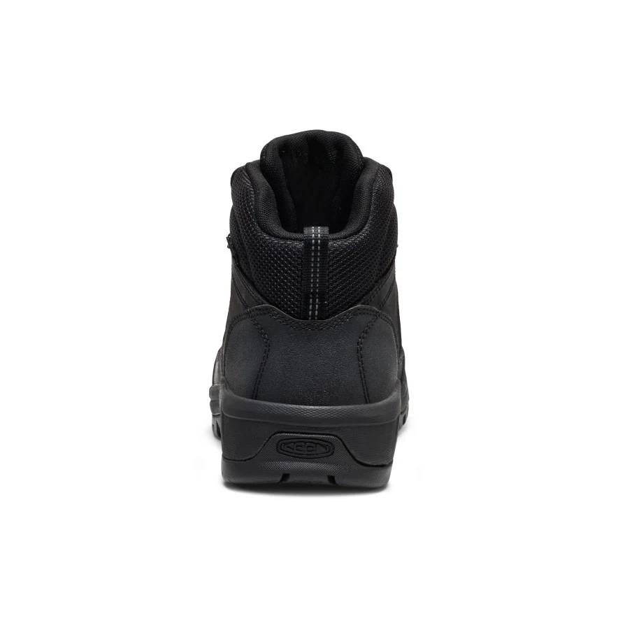 Men's Skokie Waterproof Work Boot (Soft Toe) | Black/Black - Image 5