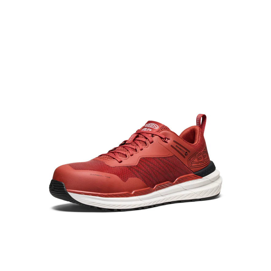 Men's Speedworks Work Sneaker (Carbon Toe)  |  Red Ochre/Black - Image 3