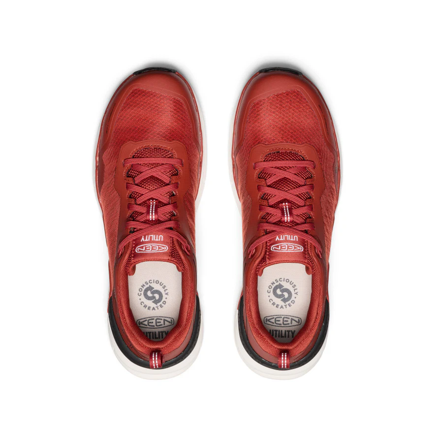 Men's Speedworks Work Sneaker (Carbon Toe)  |  Red Ochre/Black - Image 4