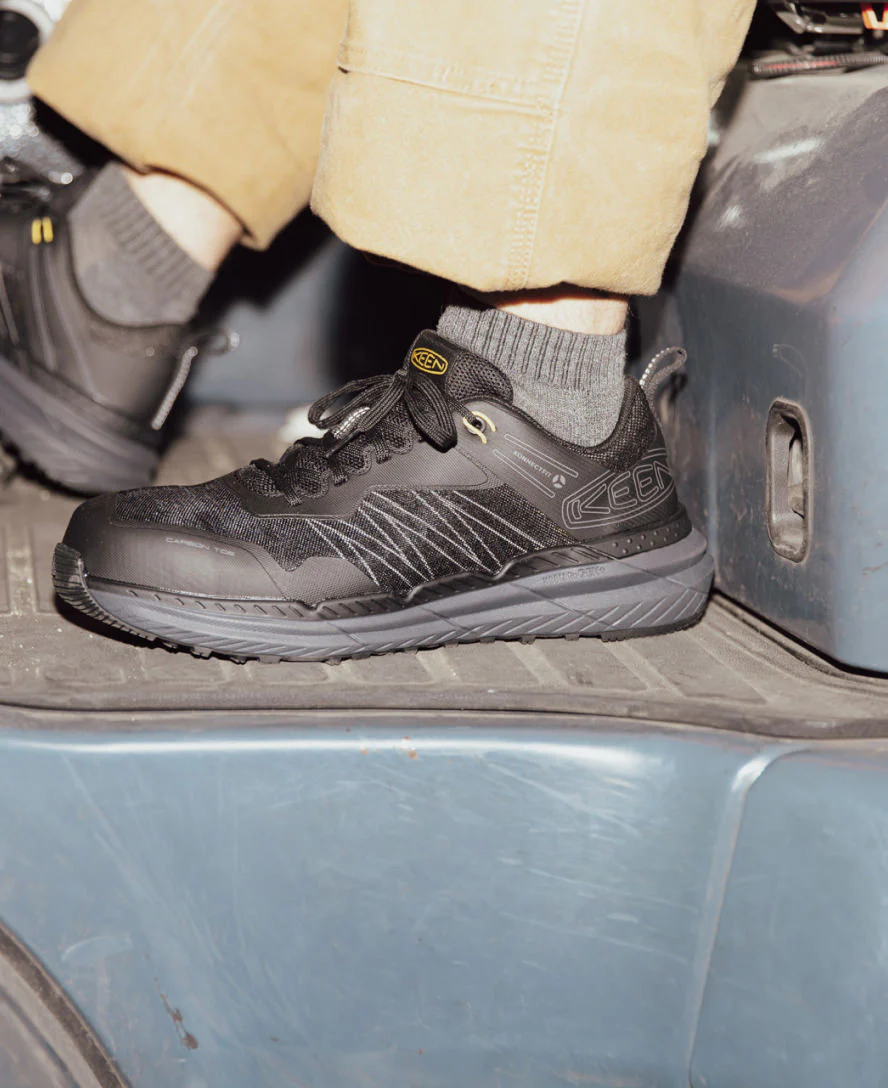 Men's Speedworks Work Sneaker (Carbon Toe)  |  Red Ochre/Black - Image 8