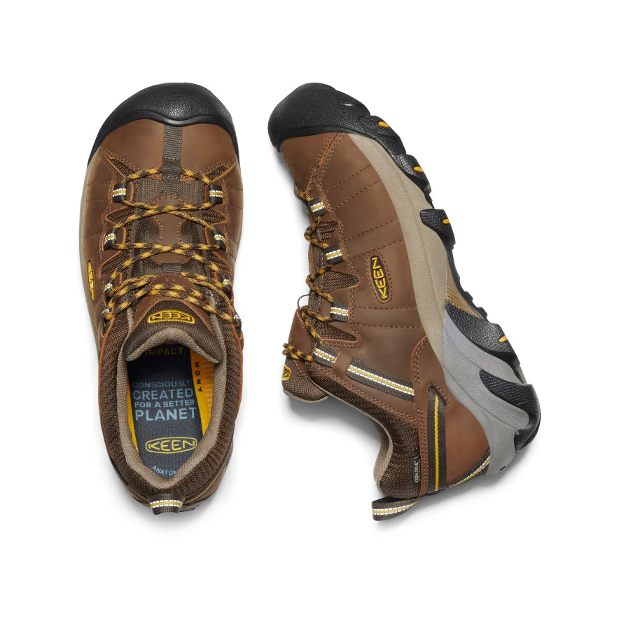 Men's Targhee II Waterproof  |  Cascade Brown/Golden Yellow - Image 4