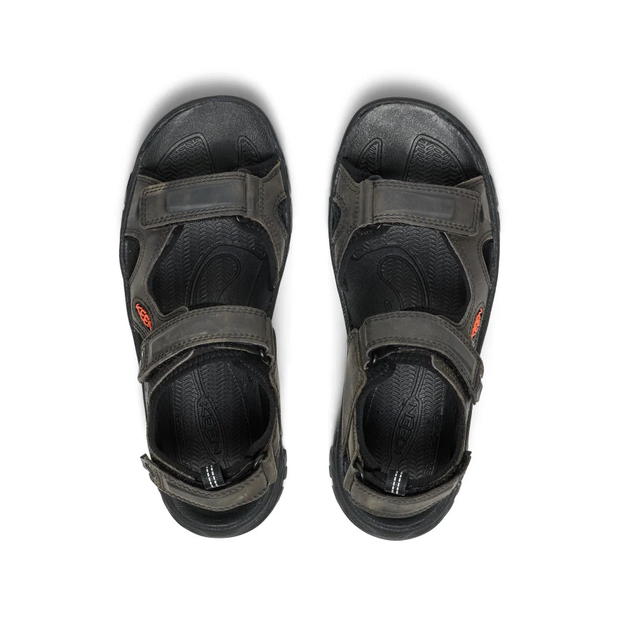 Men's Targhee III Open Toe Sandal  |  Grey/Black - Image 4
