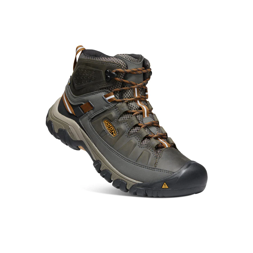 Men's Targhee III Waterproof Mid  |  Black Olive/Golden Brown - Image 3