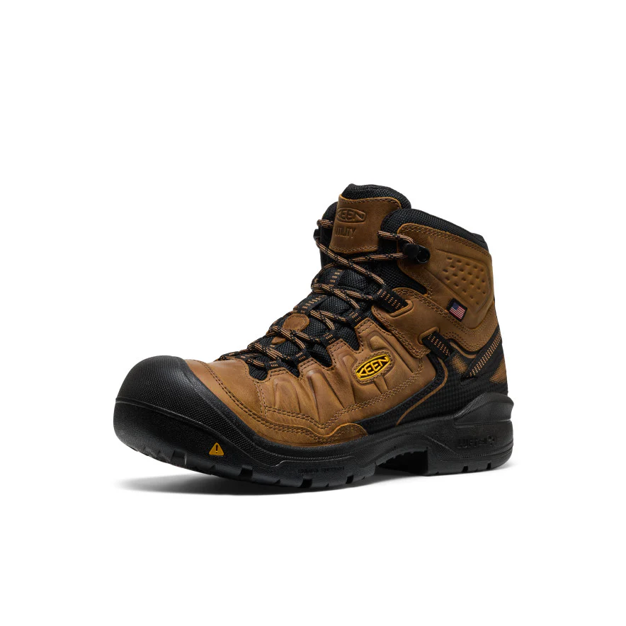 Men's Targhee IV Waterproof Work Boot (Soft Toe)  |  Belgian/Black - Image 3