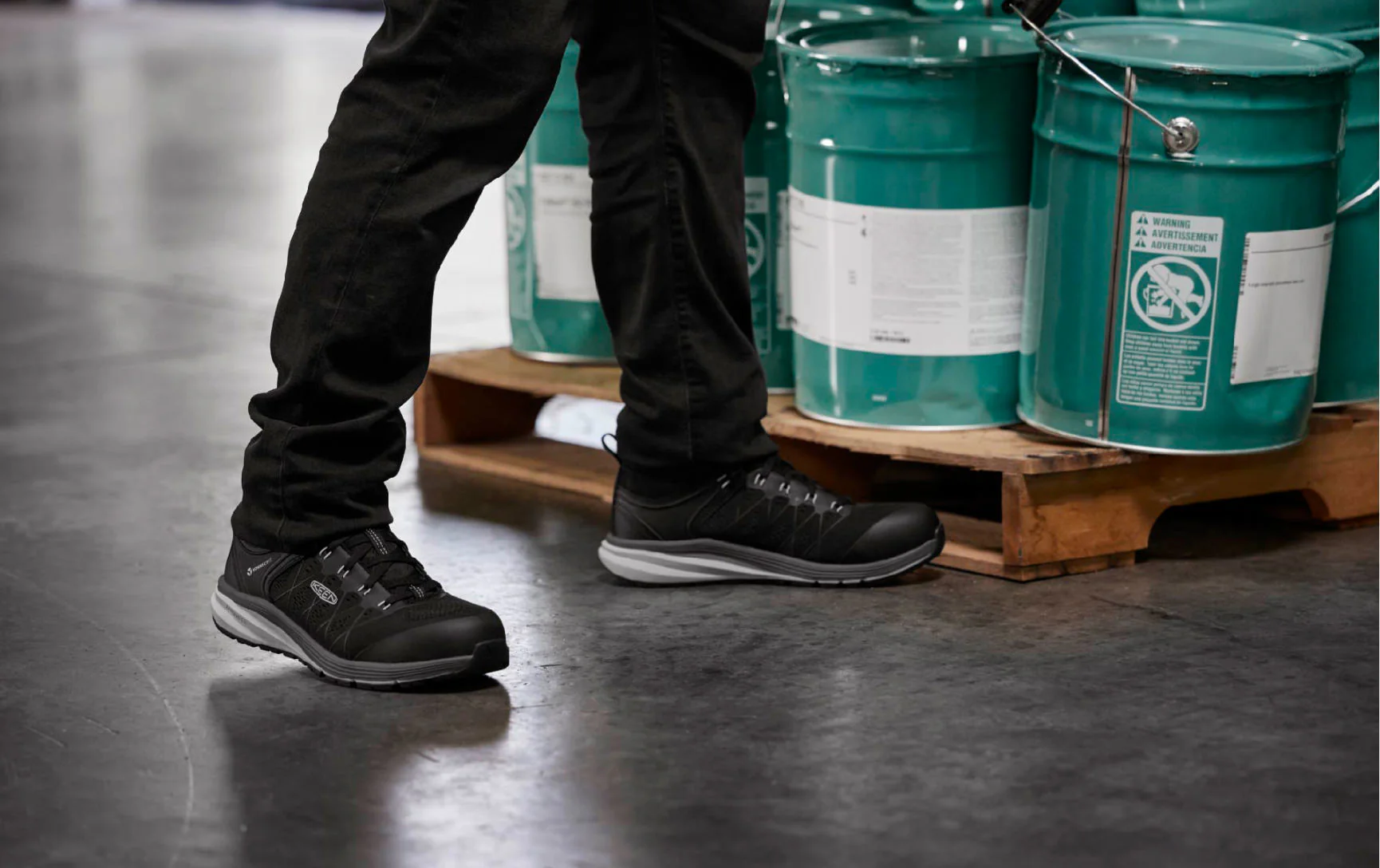 Men's Vista Energy Mid (Carbon Toe) | Vapor/Black - Image 6