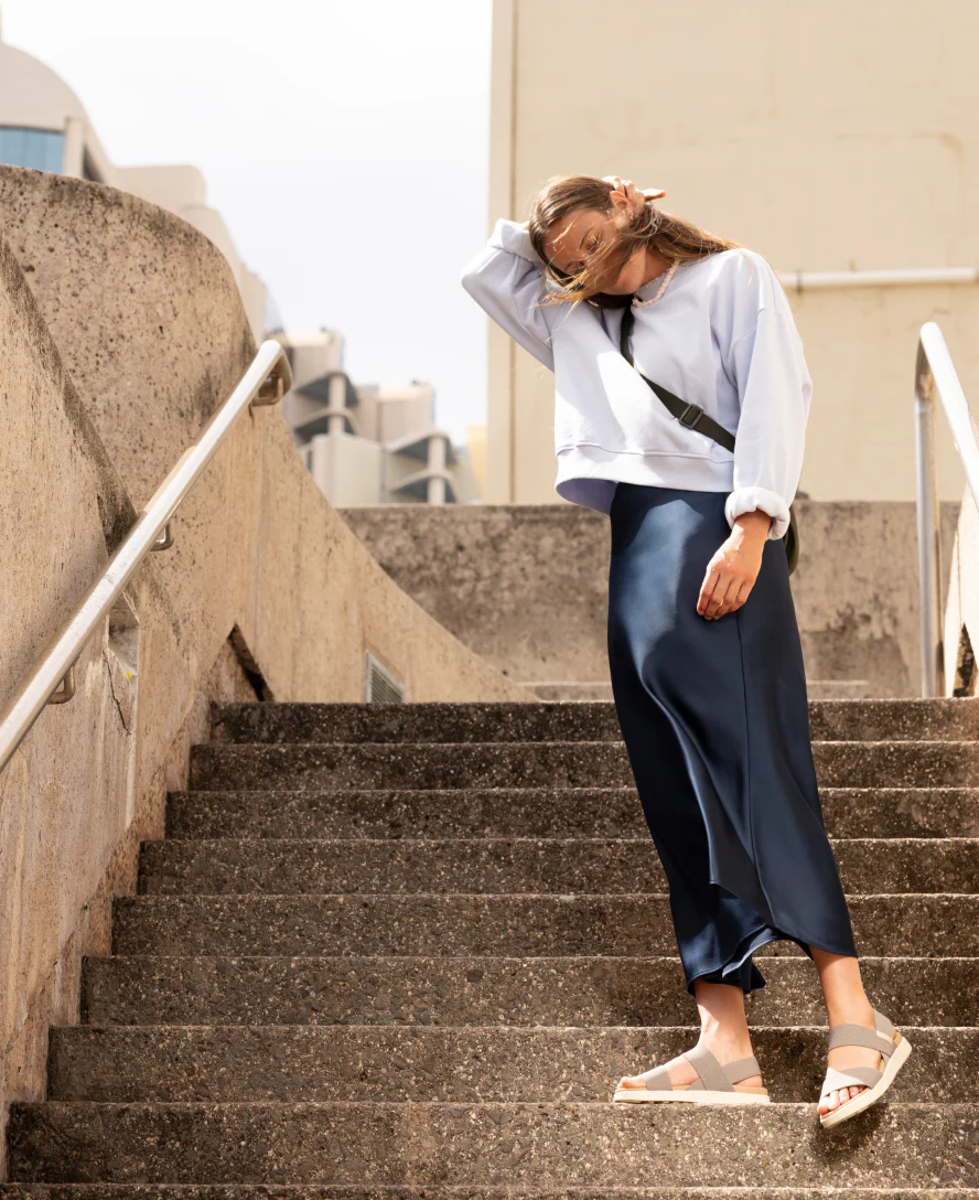 Women's Elle Backstrap Sandal | Brindle/Birch - Image 8