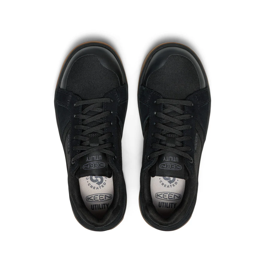 Women's Kenton Work Shoe (Carbon Toe) | Black/Gum - Image 4