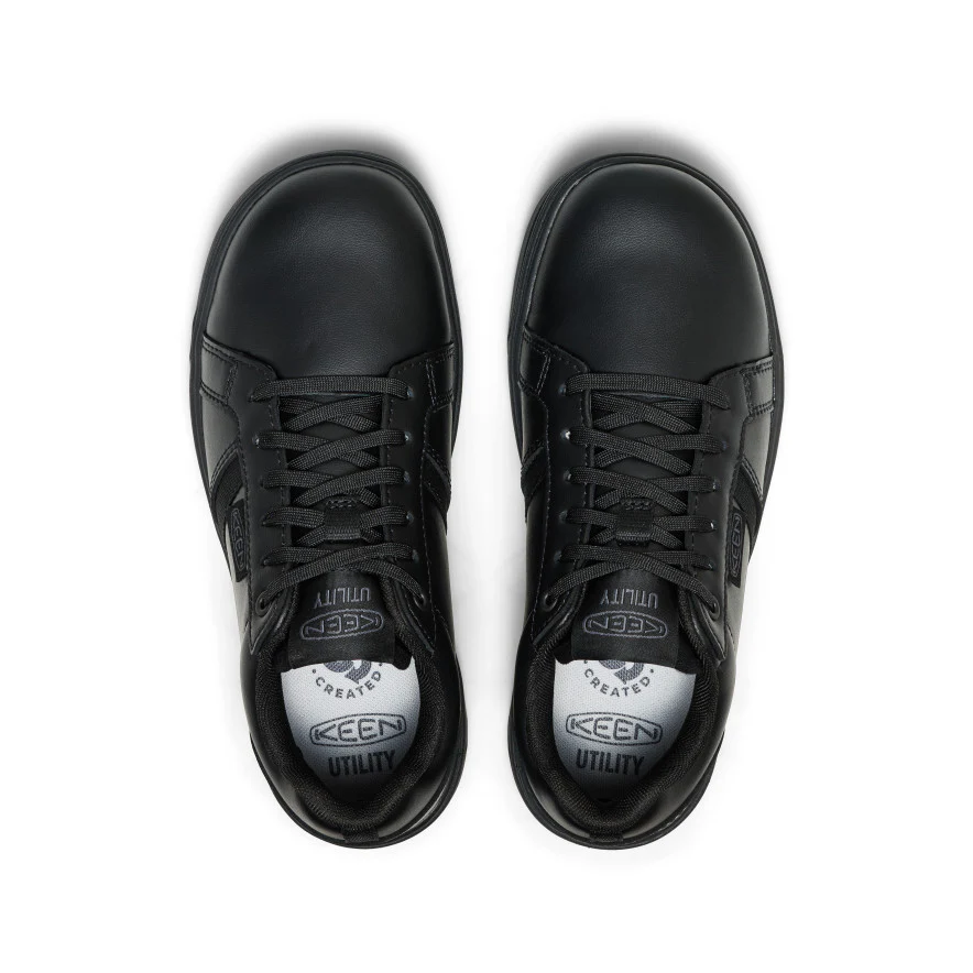 Women's Kenton WTX Work Shoe (Soft Toe) | Black/Black - Image 4