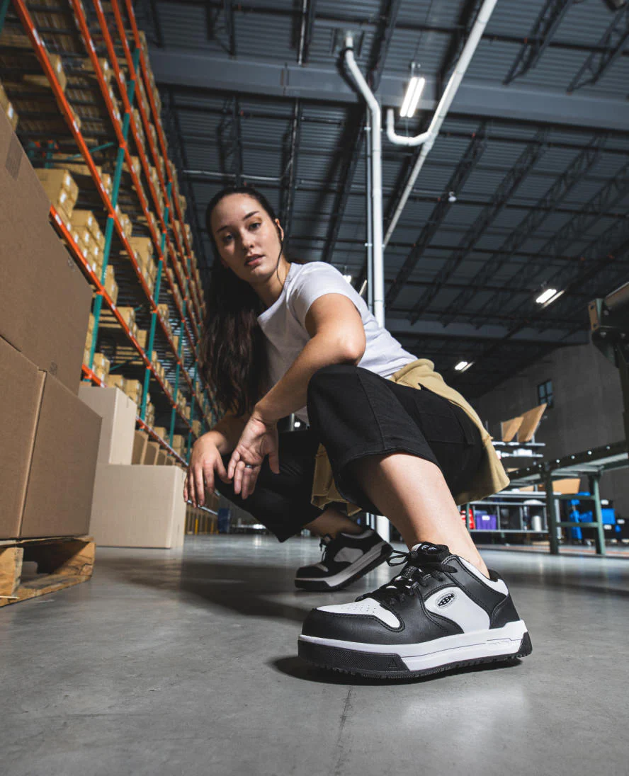 Women's Overton Work Shoe (Carbon Toe) | Toadstool/Star White - Image 10