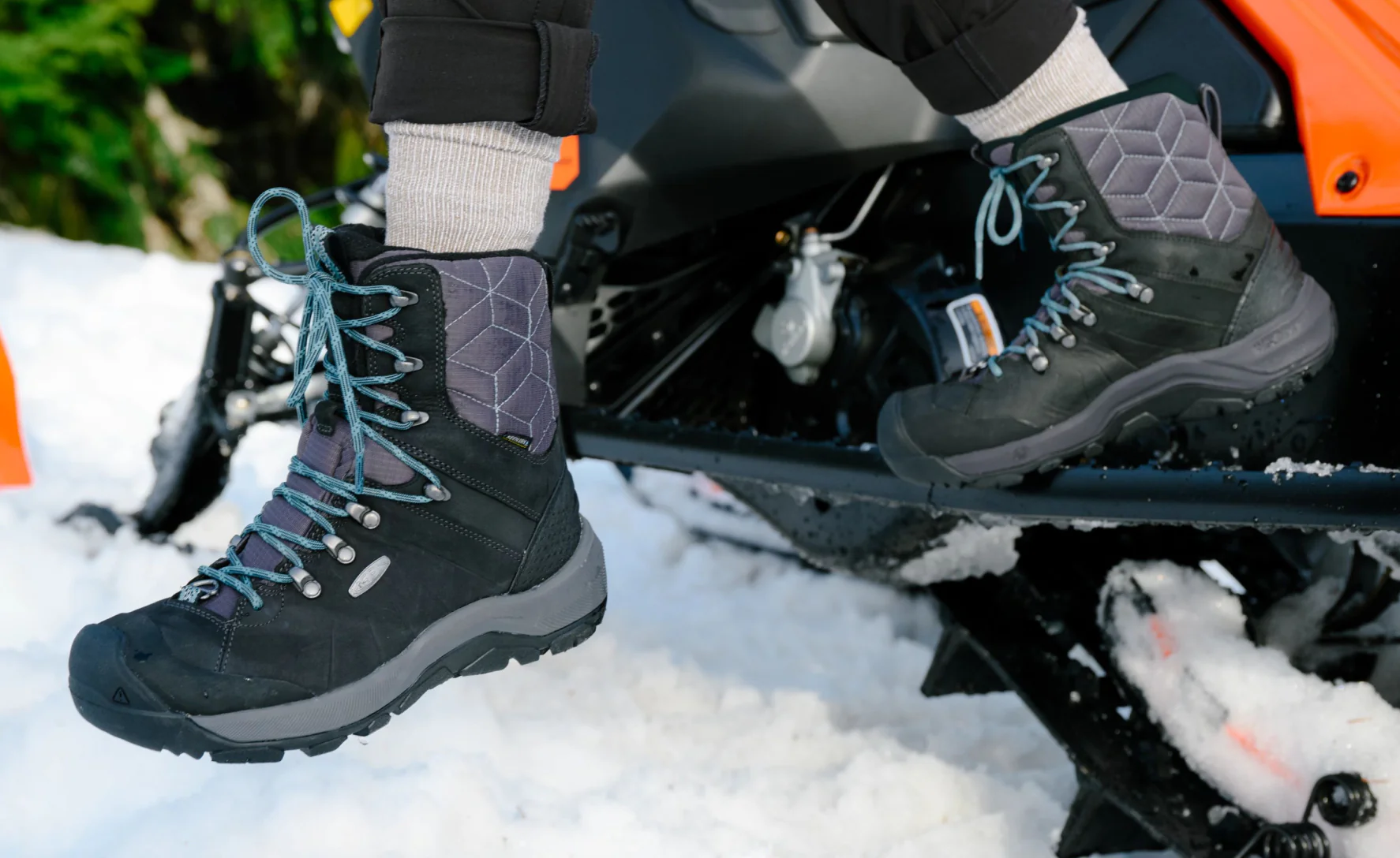 Women's Revel IV High Polar Waterproof Boot  |  Black/North Atlantic - Image 6