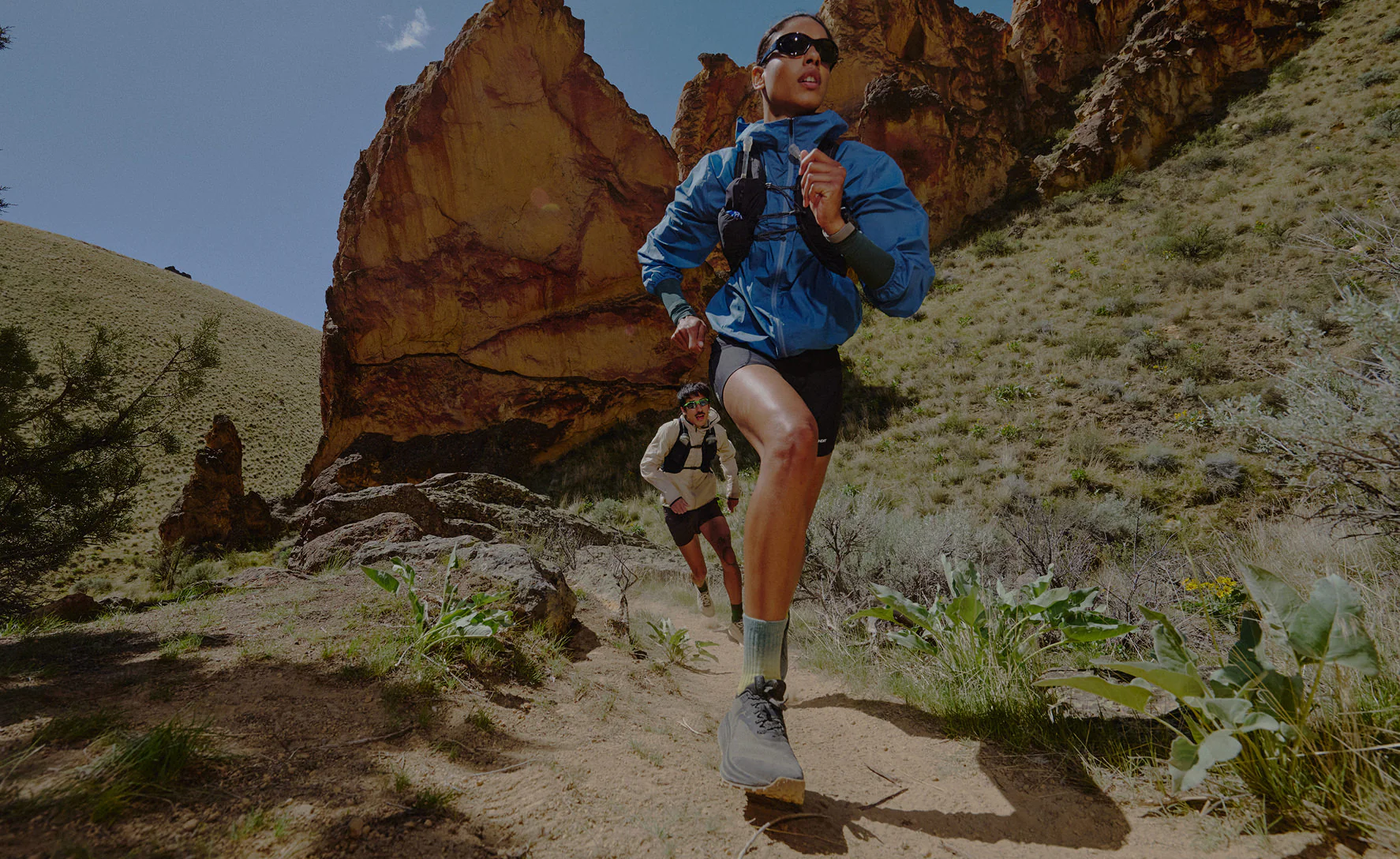 Women's Roam Trail Running Shoe  |  Pansy/Rose Violet - Image 7