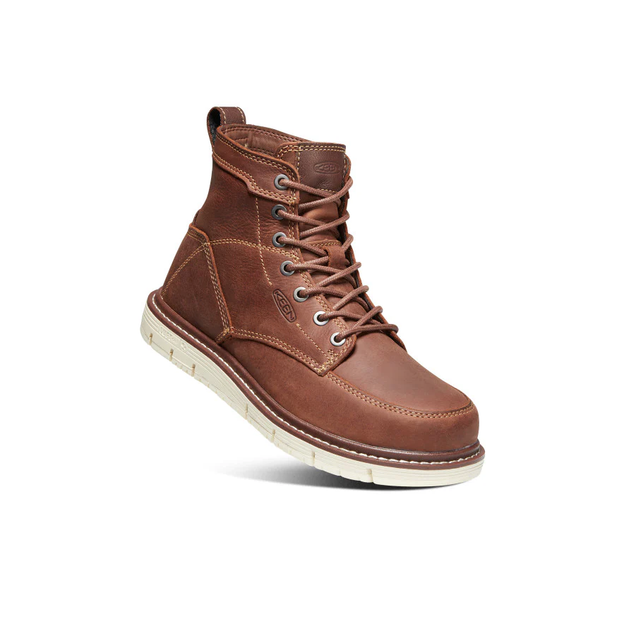 Women's San Jose 6" Boot (Soft Toe) | Gingerbread/Off White - Image 3