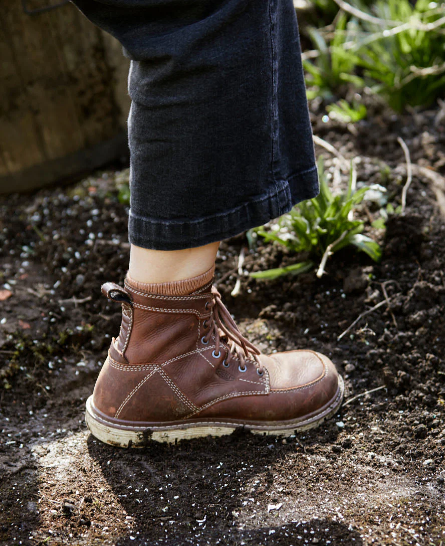 Women's San Jose 6" Boot (Soft Toe) | Gingerbread/Off White - Image 7