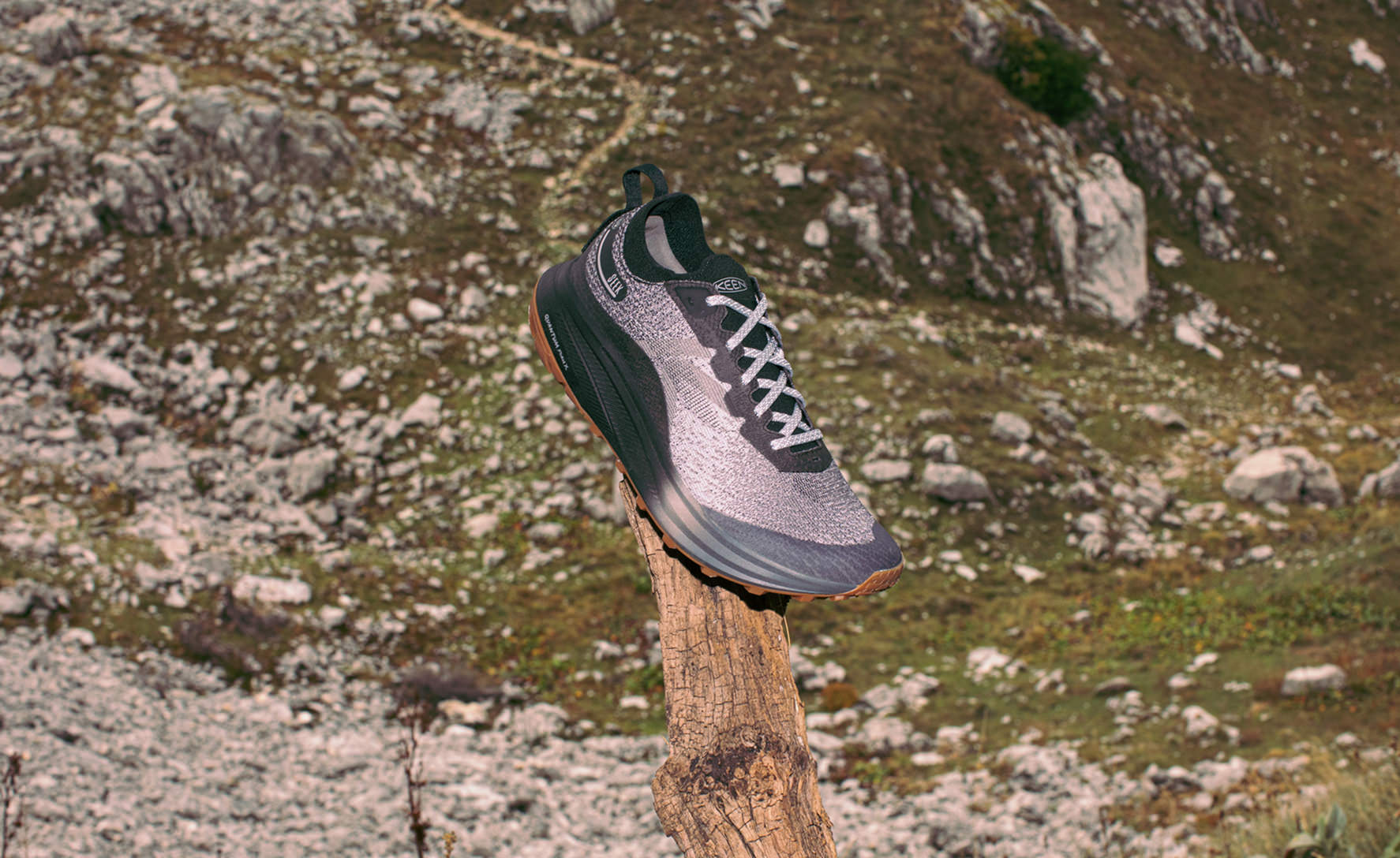 Women's Seek Trail Running Shoe  |  Black/Magnet - Image 7