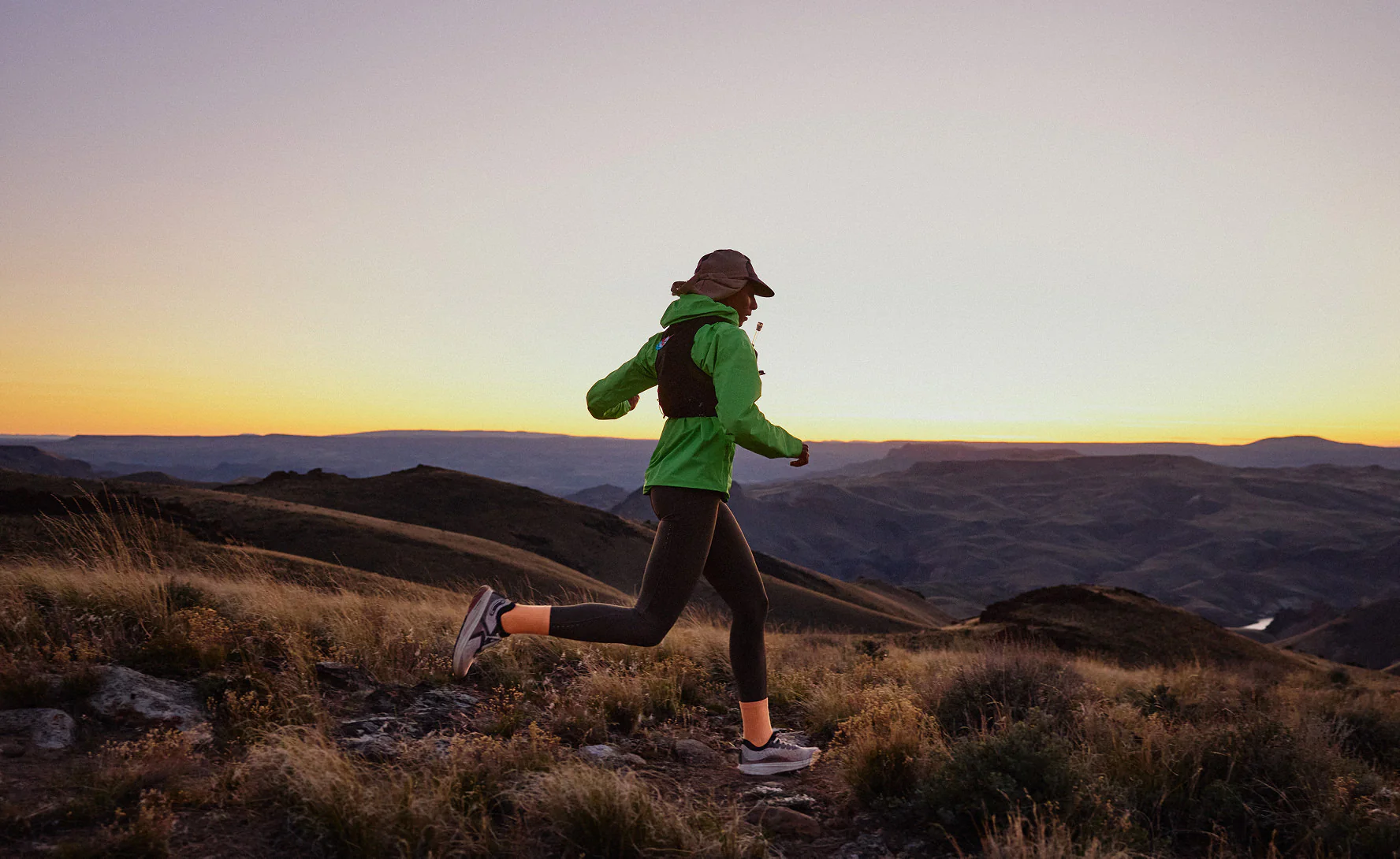 Women's Seek Trail Running Shoe | Black/Sunset Sand - Image 7