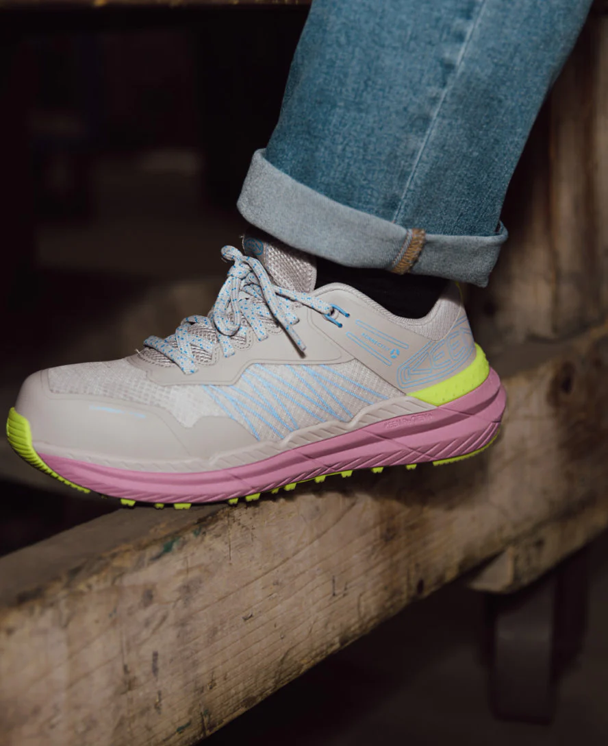 Women's Speedworks ESD Work Sneaker (Carbon Toe)  |  Alloy/Moonlight Mauve - Image 9