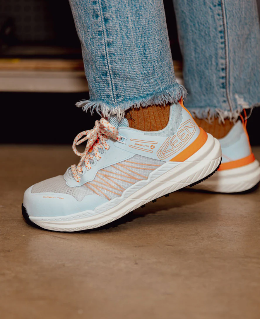 Women's Speedworks Work Sneaker (Carbon Toe) | Skyway/Black - Image 9