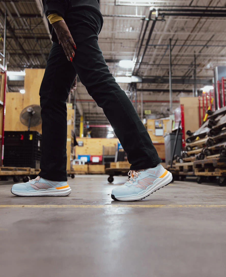 Women's Speedworks Work Sneaker (Carbon Toe)  |  Thistle/Black - Image 8