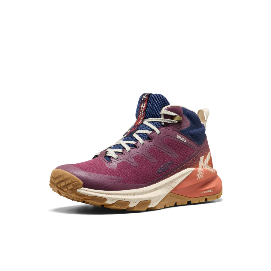Women's Targhee Apex Waterproof Hiking Boot | Fig/Burnt Brick - Image 3