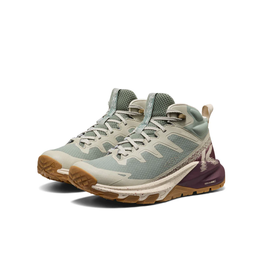 Women's Targhee Apex Waterproof Hiking Boot  |  Lily Pad/Fig - Image 3