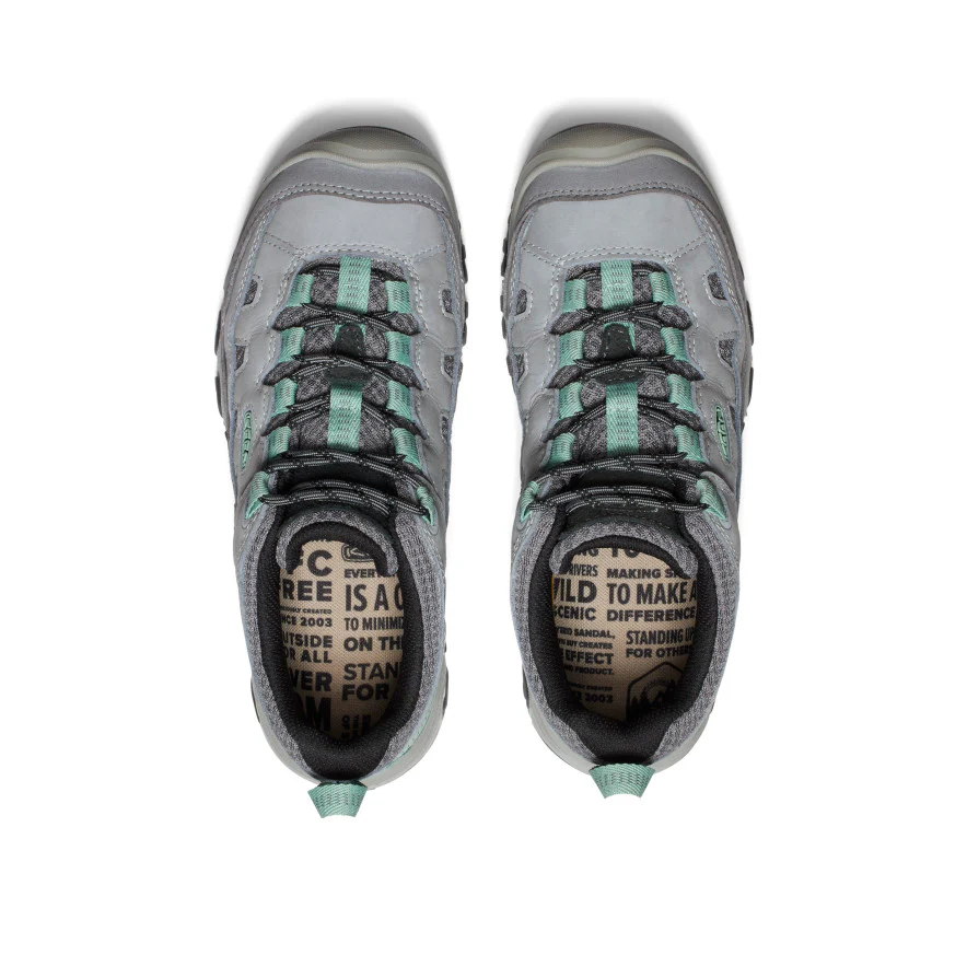 Women's Targhee IV Vented Hiking Shoe | Alloy/Granite Green - Image 4